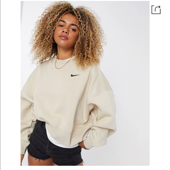 Nike Sweaters - Nike Essentials Crewneck Oatmeal Size Small S